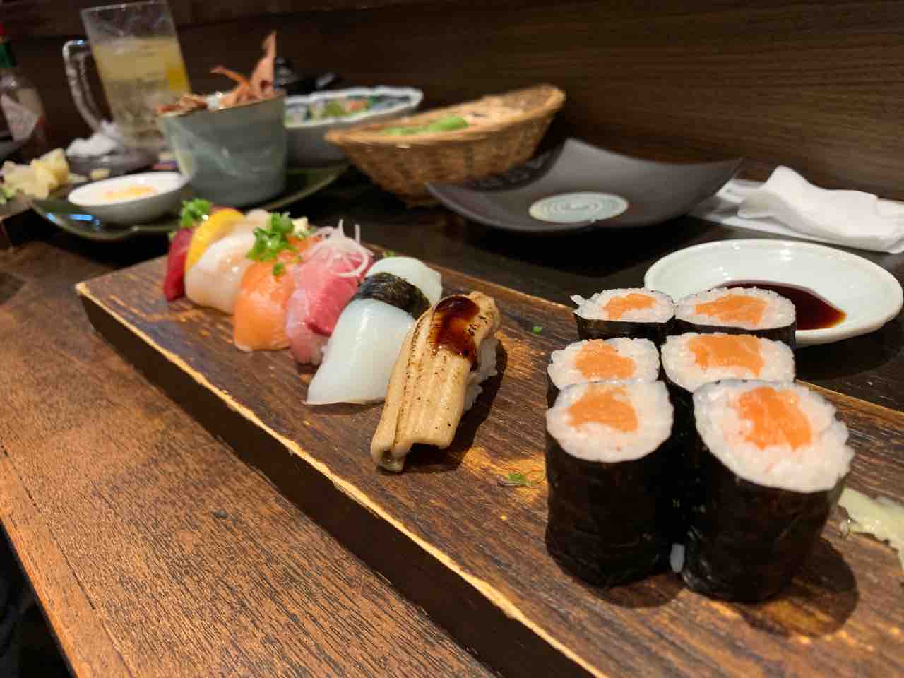 深夜の寿司デート【TEN Sushi】@ロバートソンウォーク