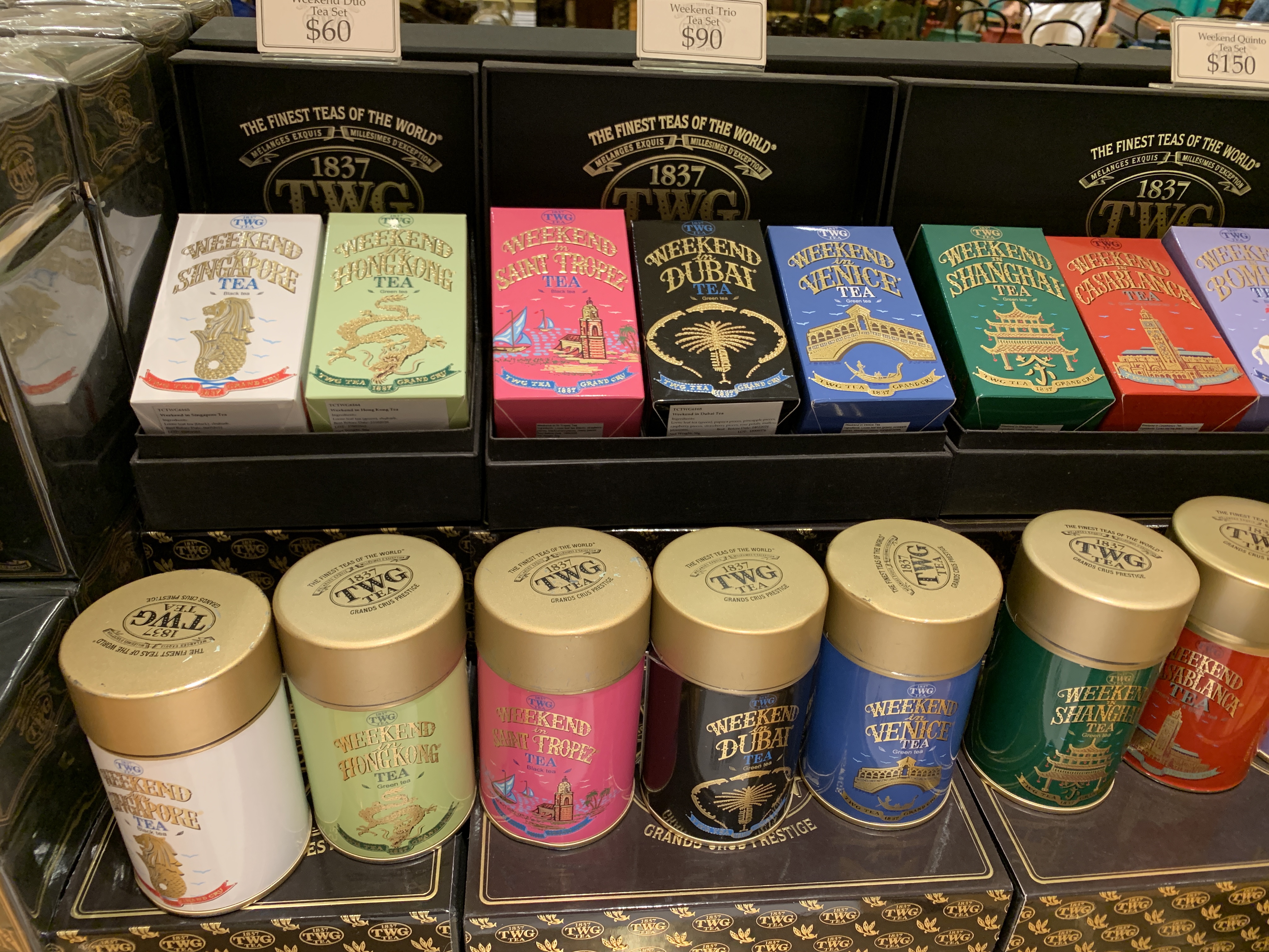 シンガポール土産【TWG紅茶】@マリーナベイサンズ